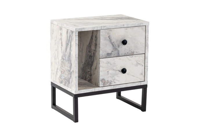 Nordure Glimmer - Fressia Marble, Black Nordure Glimmer - Fressia Marble, Black